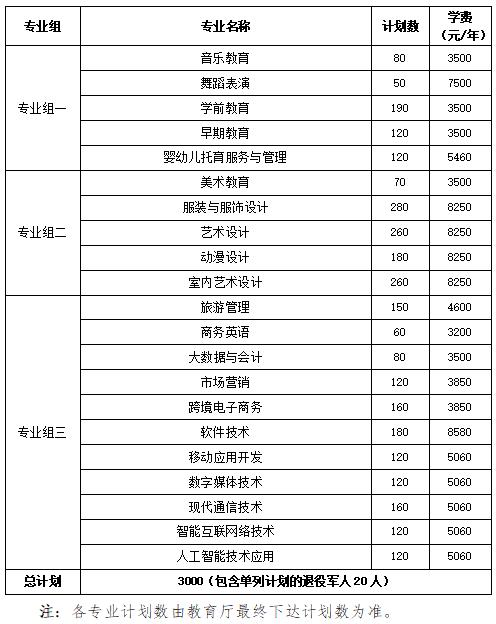 2024年湖南省各高职院校单招计划及专业汇总(图17)